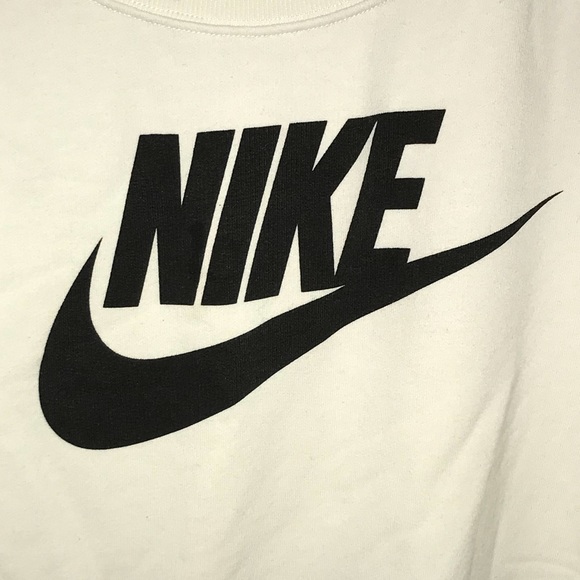 cream nike crewneck